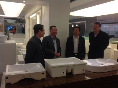 中山市外經貿領導到潮州市“中國衛生陶瓷第一鎮古巷鎮”調研考察